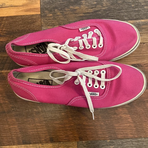 Vans pink skate shoes size 6 mens 7.5 woman’s - Picture 2 of 5